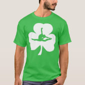 Gymnast Irish Shamrock Gymnastics St Patricks T-shirt (Voorkant)
