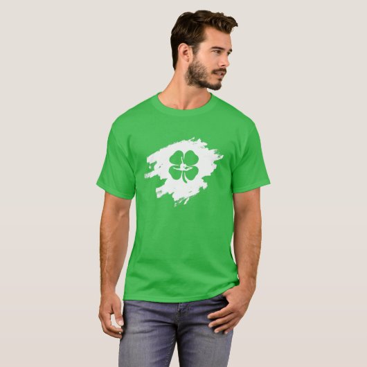 Gymnast Irish Shamrock - Gymnastiek St Pat T-shirt (Voorkant volledig)