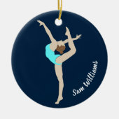 Gymnast Keramisch Ornament (Voorkant)