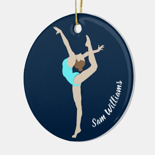 Gymnast Keramisch Ornament (Links)