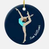 Gymnast Keramisch Ornament (Achterkant)