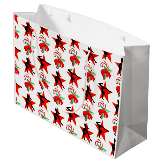 GYMNAST KERST SNOEP RIET ONTWERP GROOT CADEAUZAKJE (Achterkant Gekanteld)