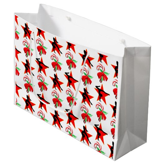 GYMNAST KERST SNOEP RIET ONTWERP GROOT CADEAUZAKJE (Voorkant Gekanteld)