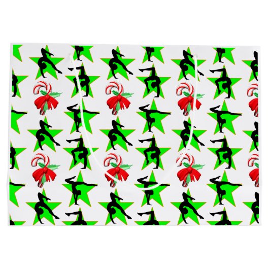 GYMNAST KERST SNOEP RIET ONTWERP LARGE CADEAUTASJE (Achterkant)