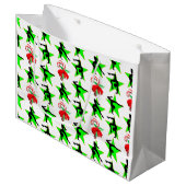 GYMNAST KERST SNOEP RIET ONTWERP LARGE CADEAUTASJE (Voorkant Gekanteld)