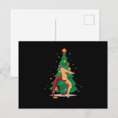 Gymnast Kerstmis Gymnast Athletic Sport Gift Briefkaart (Voorkant / Achterkant)