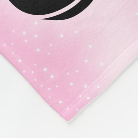 Gymnast Level Fleece Blanket met haar Niveau # & N (Hoek)