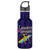 GYMNAST LIEFDE GEPERSONALISEERDE WATERFLES WATERFLES  (Voorkant)
