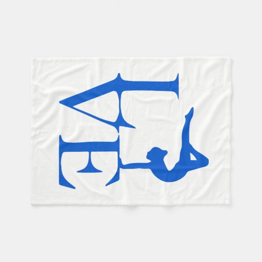 Gymnast Love Fleece Deken (Voorkant (Horizontaal))