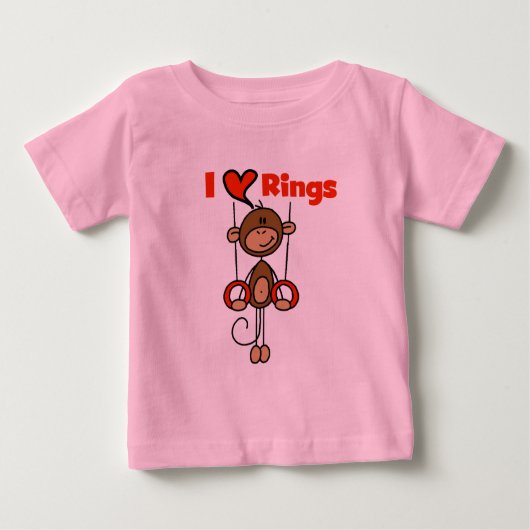 Gymnast Loves Rings Tshirts en Gifts (Voorkant)
