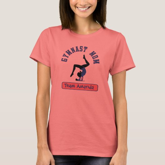 Gymnast mam Custom T-shirt (Voorkant)