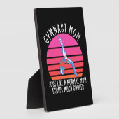 Gymnast Mam Fotoplaat (Zijkant)