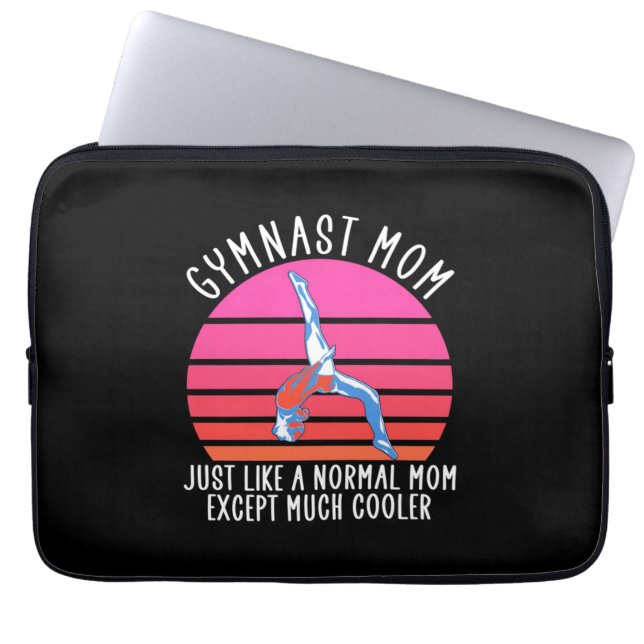 Gymnast Mam Laptop Sleeve (Voorkant)