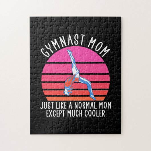 Gymnast Mam Legpuzzel (Verticaal)