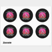 Gymnast Mam Ronde Sticker (Vel)