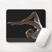 Gymnast met balansstraal muismat (Met muis)