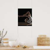 Gymnast met balansstraal poster (Keuken)