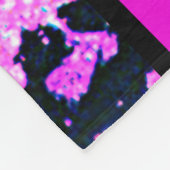 Gymnast met een wilde zijroze luipaard gymnastiek fleece deken (Hoek)