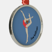 Gymnast Metalen Ornament (Rechts)