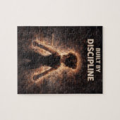 Gymnast Motivation Puzzle Powerful Athlete Mindset Legpuzzel (Horizontaal)
