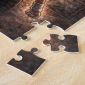 Gymnast Motivation Puzzle Powerful Athlete Mindset Legpuzzel (Zijkant)