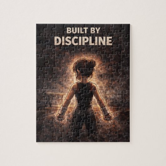 Gymnast Motivation Puzzle Powerful Athlete Mindset Legpuzzel (Verticaal)