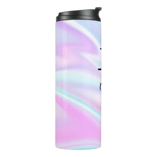 Gymnast op Beam Pastel Dreams Thermal Tumbler Thermosbeker (Gedraaid links)