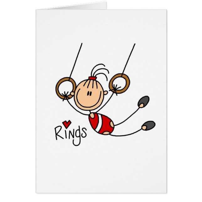 Gymnast op Ringen (Voorkant)