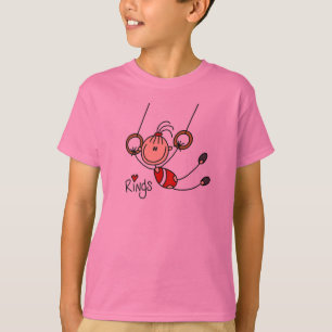 Gymnast op Ringen T-shirt