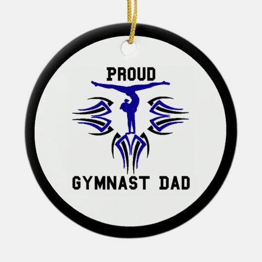 Gymnast Ornament Dad personaliseren (Voorkant)