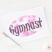 Gymnast Ovale Sticker (Envelop)