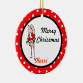 Gymnast Personaliseer ornament Handstand Girl (Rechts)