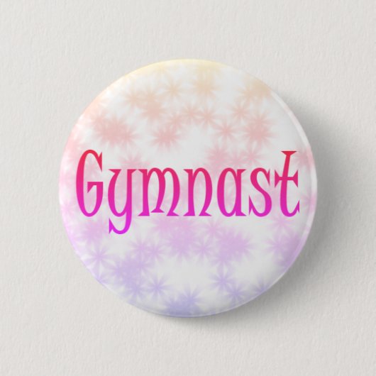 Gymnast Pin - Girls Gymnastics Button (Voorkant)