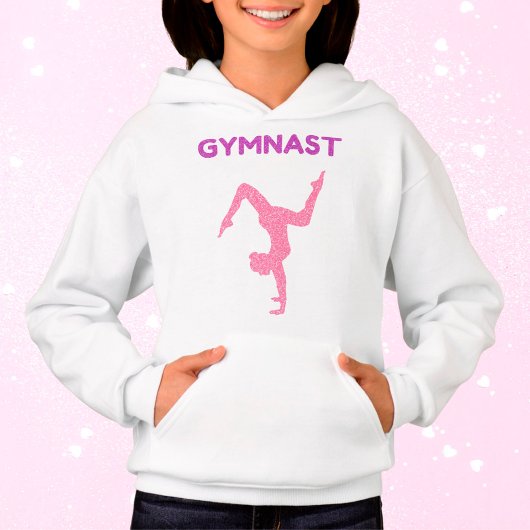 Gymnast Pink & Paarse Sparkle Hoodie