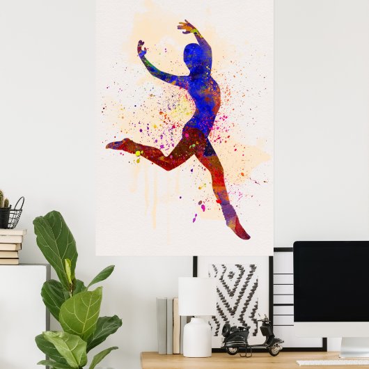 Gymnast Poster (Thuiskantoor)