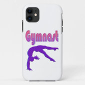 Gymnast Power Tumbling Paars Metallic Case-Mate iPhone Case (Achterkant)