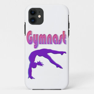Gymnast Power Tumbling Paars Metallic Case-Mate iPhone Case
