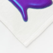 Gymnast Power Tumbling Paars Metallic Fleece Deken (Hoek)