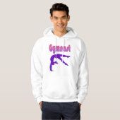 Gymnast Power Tumbling Paars Metallic Hoodie (Voorkant volledig)