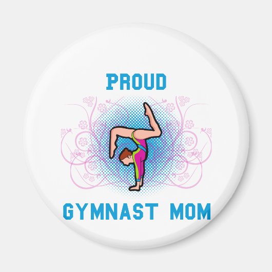 Gymnast Proud Mam Magneet (Voorkant)