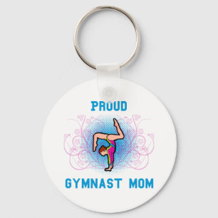 Gymnast Proud Mam Sleutelhanger