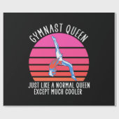 Gymnast Queen Cadeaupapier (Vlak)