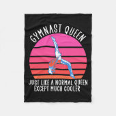 Gymnast Queen Fleece Deken (Voorkant)