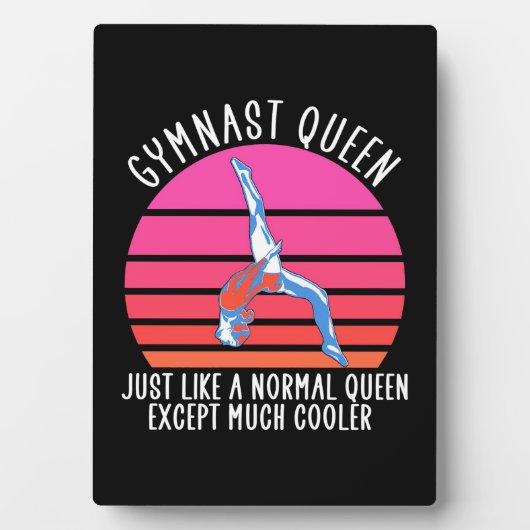 Gymnast Queen Fotoplaat (voorkant)