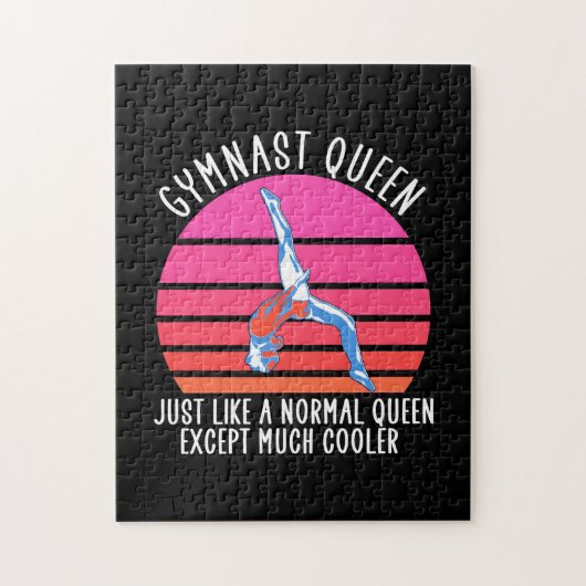 Gymnast Queen Legpuzzel (Verticaal)