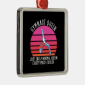 Gymnast Queen Metalen Ornament (Rechts)