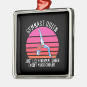 Gymnast Queen Metalen Ornament (Links)