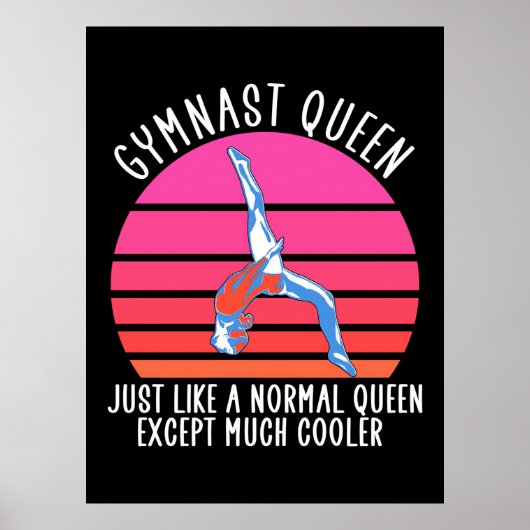 Gymnast Queen Poster (Voorkant)