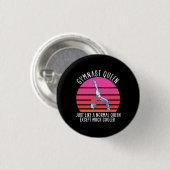 Gymnast Queen Ronde Button 3,2 Cm (Voorkant /achterkant)