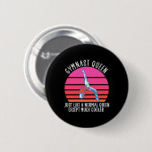 Gymnast Queen Ronde Button 5,7 Cm (Voorkant /achterkant)